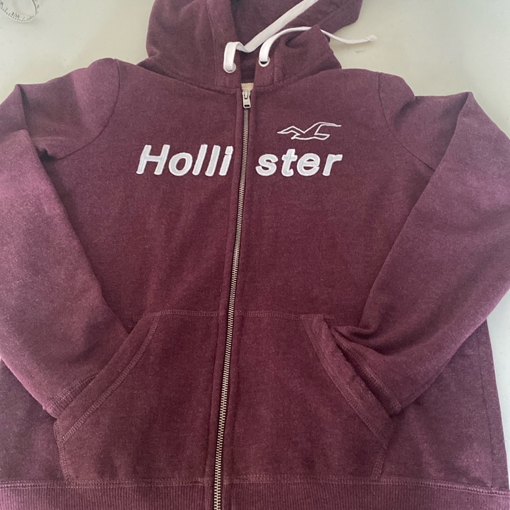 Hollister zip up hoodie